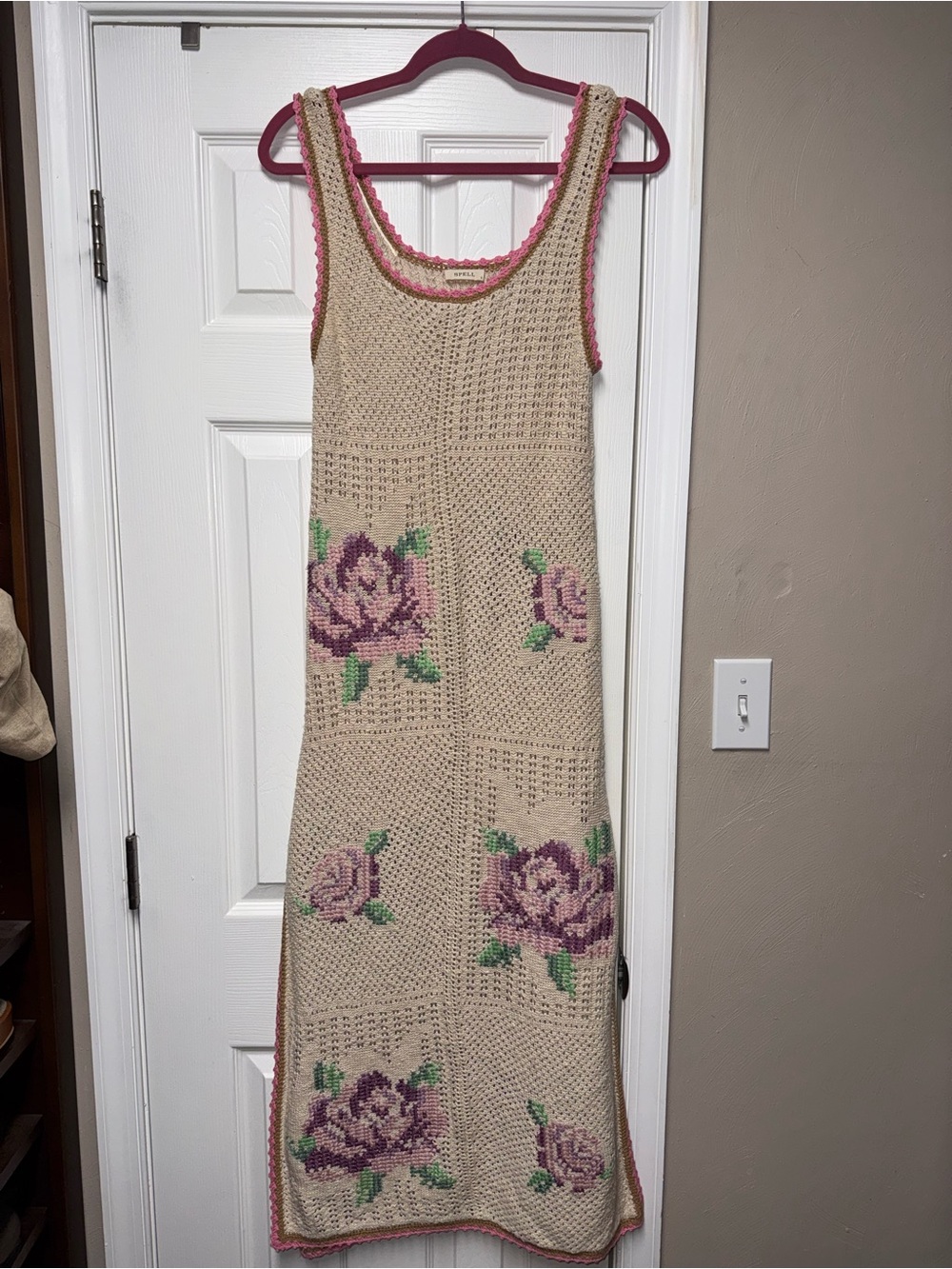 Spell - Coastal Granny Midi Dress - Blossom - Size Small - like new!